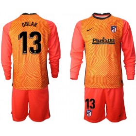 Maillot de Foot Atlético Madrid Jan Oblak 13 Gardien Enfant 2020/21 M003 ML